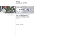 Desktop Screenshot of eleme.org.uk