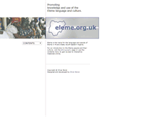 Tablet Screenshot of eleme.org.uk